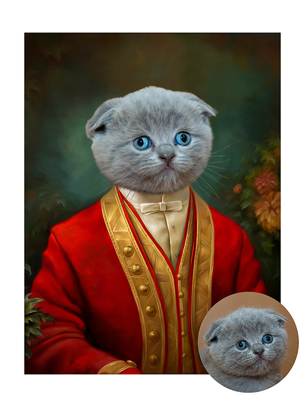 De Hofkelner van de Hermitage - Custom Canvas