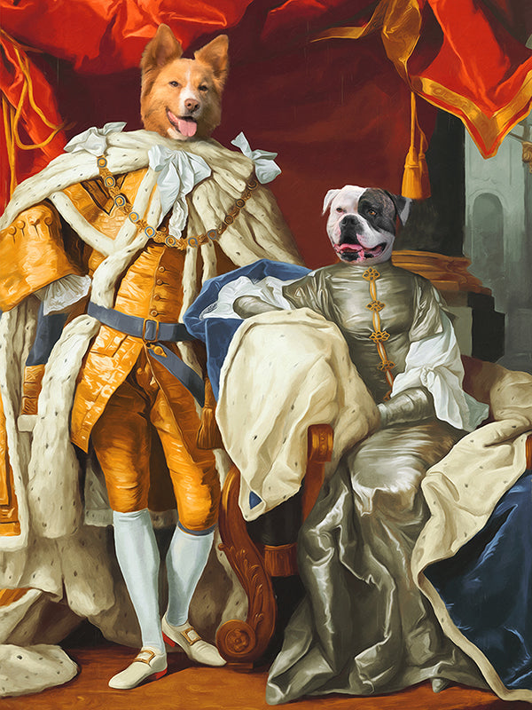 Le couple royal - Affiche personnalisée