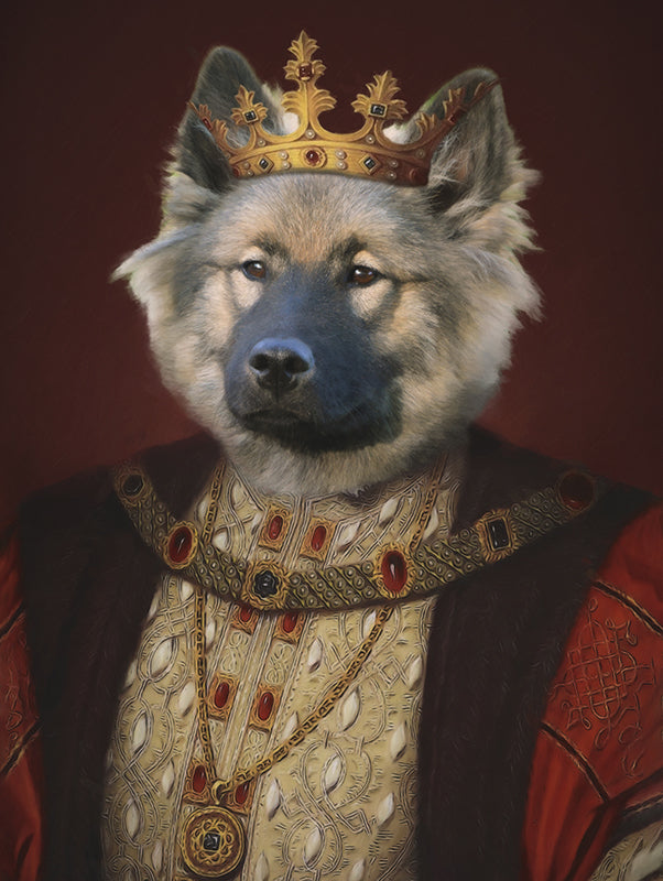 Koning van Engeland - Custom Canvas
